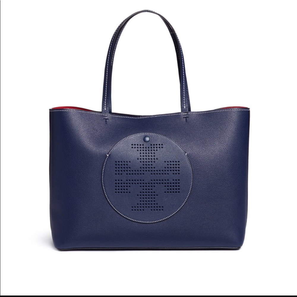 TORY BURCH Perforated Logo Bag Like New!